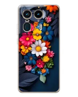 Чохол для Motorola Edge 50 Ultra з картинкою «Квіткова феєрія» Чохол для Motorola Edge 50 Ultra з картинкою «Квіткова феєрія»