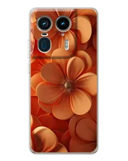 Чохол для Motorola Edge 50 Ultra з картинкою «Помаранчева макро квітка» Чохол для Motorola Edge 50 Ultra з картинкою «Помаранчева макро квітка»