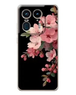 Чохол для Motorola Edge 50 Ultra з картинкою «Рожева гілка сакури» Чохол для Motorola Edge 50 Ultra з картинкою «Рожева гілка сакури»