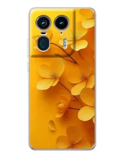 Чохол для Motorola Edge 50 Ultra з картинкою «Золоті пелюстки» Чохол для Motorola Edge 50 Ultra з картинкою «Золоті пелюстки»