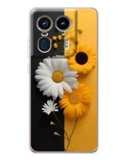 Чохол для Motorola Edge 50 Ultra з картинкою «Соняшник та ромашка» Чохол для Motorola Edge 50 Ultra з картинкою «Соняшник та ромашка»