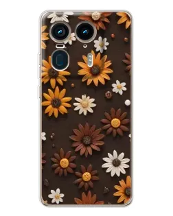 Чохол для Motorola Edge 50 Ultra з картинкою «Візерунок з маленьких соняшників» Чохол для Motorola Edge 50 Ultra з картинкою «Візерунок з маленьких соняшників»