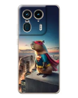 Чохол для Motorola Edge 50 Ultra з картинкою «Капі-мен супергерой» Чохол для Motorola Edge 50 Ultra з картинкою «Капі-мен супергерой»