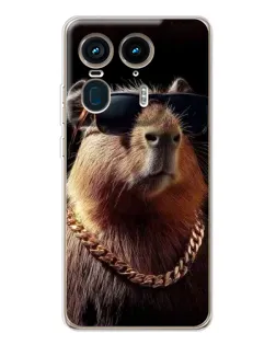Чохол для Motorola Edge 50 Ultra з картинкою «Капібара золотий ланцюг» Чохол для Motorola Edge 50 Ultra з картинкою «Капібара золотий ланцюг»