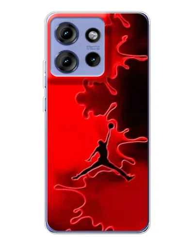 Чохол для Motorola Edge 50 з картинкою «Jordan Red Smoke»