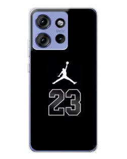 Чохол для Motorola Edge 50 з картинкою «Jordan Flight 23» Чохол для Motorola Edge 50 з картинкою «Jordan Flight 23»
