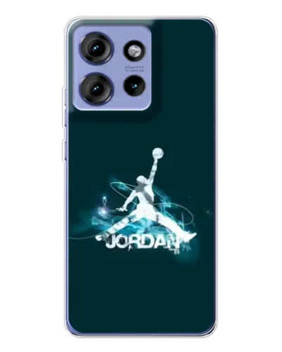 Чохол для Motorola Edge 50 з картинкою «Jordan Blue Fire»