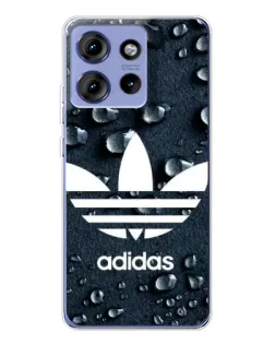 Чохол для Motorola Edge 50 з картинкою «Adidas Trefoil Blue» Чохол для Motorola Edge 50 з картинкою «Adidas Trefoil Blue»