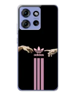 Чохол для Motorola Edge 50 з картинкою «Adidas Hands» Чохол для Motorola Edge 50 з картинкою «Adidas Hands»