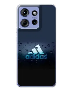 Чохол для Motorola Edge 50 з картинкою «Adidas Water Drops» Чохол для Motorola Edge 50 з картинкою «Adidas Water Drops»