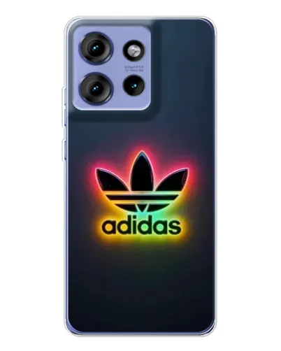 Чохол для Motorola Edge 50 з картинкою «Неоновий Adidas»