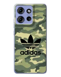 Чохол для Motorola Edge 50 з картинкою «Мілітарі стиль Adidas» Чохол для Motorola Edge 50 з картинкою «Мілітарі стиль Adidas»