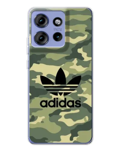 Чохол для Motorola Edge 50 з картинкою «Мілітарі стиль Adidas»