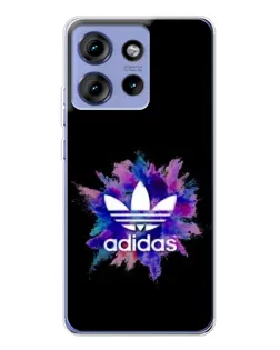 Чохол для Motorola Edge 50 з картинкою «Вибух фарб Adidas»
