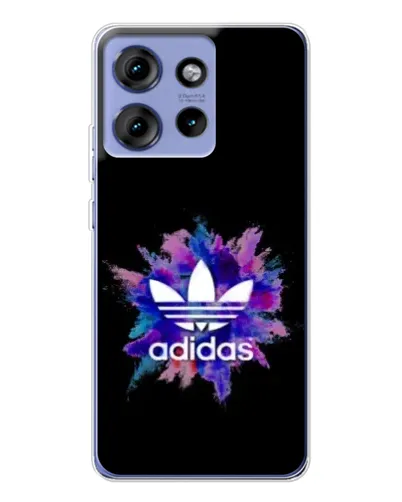 Чохол для Motorola Edge 50 з картинкою «Вибух фарб Adidas»