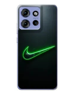 Чохол для Motorola Edge 50 з картинкою «Неоновий контур Nike» Чохол для Motorola Edge 50 з картинкою «Неоновий контур Nike»