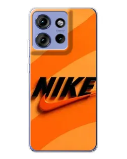 Чохол для Motorola Edge 50 з картинкою «Помаранчевий драйв Nike» Чохол для Motorola Edge 50 з картинкою «Помаранчевий драйв Nike»