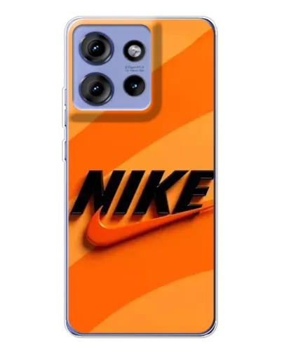Чохол для Motorola Edge 50 з картинкою «Помаранчевий драйв Nike»