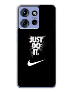 Чохол для Motorola Edge 50 з картинкою «Текстовий принт Nike» Чохол для Motorola Edge 50 з картинкою «Текстовий принт Nike»