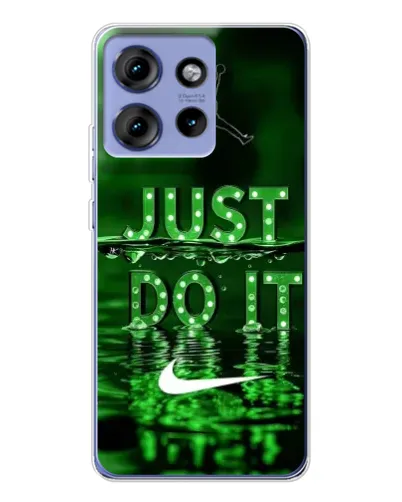 Чохол для Motorola Edge 50 з картинкою «Зелений неоновий Nike»