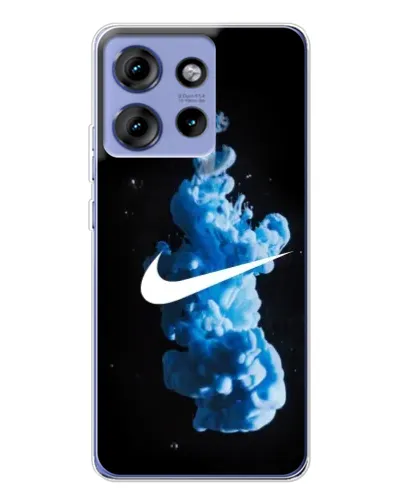 Чохол для Motorola Edge 50 з картинкою «Nike та синій дим»