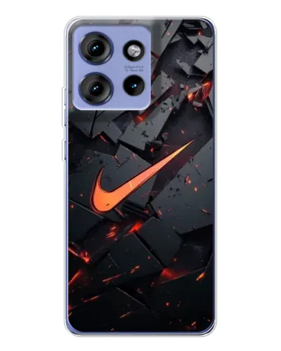 Чохол для Motorola Edge 50 з картинкою «Nike — ефект розломів»