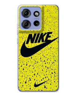 Чохол для Motorola Edge 50 з картинкою «Жовтий текстурний Nike» Чохол для Motorola Edge 50 з картинкою «Жовтий текстурний Nike»