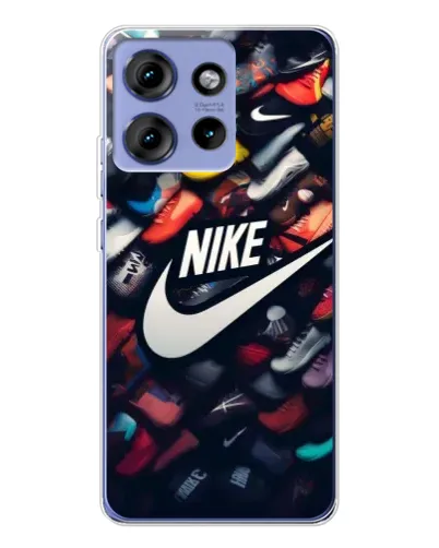 Чохол для Motorola Edge 50 з картинкою «Колекція кросівок Nike»