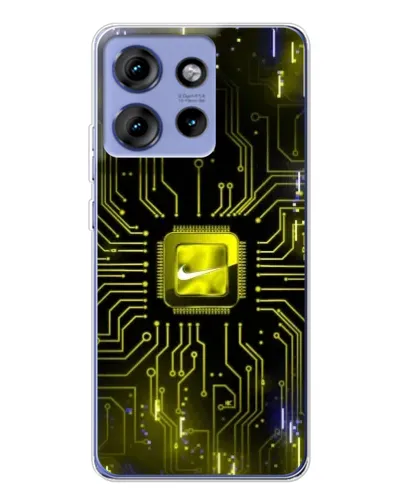 Чохол для Motorola Edge 50 з картинкою «Nike — золота іскра»