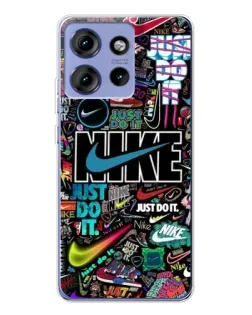 Чохол для Motorola Edge 50 з картинкою «Яскравий колаж Nike» Чохол для Motorola Edge 50 з картинкою «Яскравий колаж Nike»