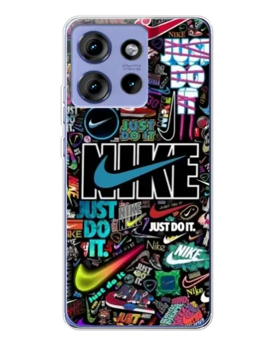 Чохол для Motorola Edge 50 з картинкою «Яскравий колаж Nike» Чохол для Motorola Edge 50 з картинкою «Яскравий колаж Nike»