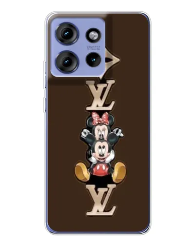 Чохол для Motorola Edge 50 з картинкою «LV та Міккі Маус»