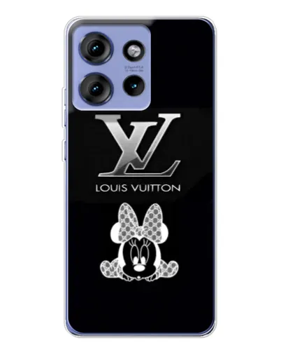Чохол для Motorola Edge 50 з картинкою «LV та Мінні Маус»