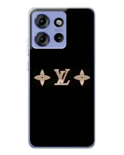 Чехол для Motorola Edge 50 с картинкой «Louis Vuitton — минимализм»