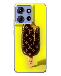 Чехол для Motorola Edge 50 с картинкой «Мороженое от LV»