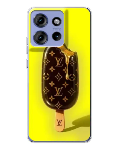 Чохол для Motorola Edge 50 з картинкою «Морозиво від LV»
