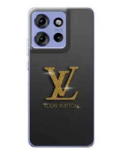 Чехол для Motorola Edge 50 с картинкой «Градиент Louis Vuitton»