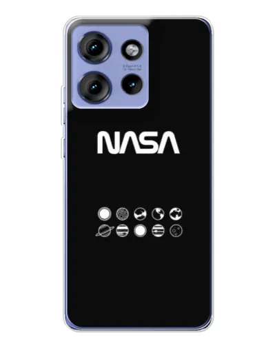 Чохол для Motorola Edge 50 з картинкою «NASA — технічний принт» Чохол для Motorola Edge 50 з картинкою «NASA — технічний принт»