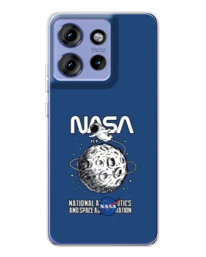 Чохол для Motorola Edge 50 з картинкою «NASA — місячна місія» Чохол для Motorola Edge 50 з картинкою «NASA — місячна місія»