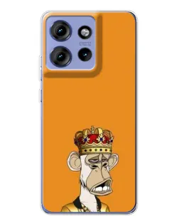 Чохол для Motorola Edge 50 з картинкою «Золота мавпа Bored Ape» Чохол для Motorola Edge 50 з картинкою «Золота мавпа Bored Ape»