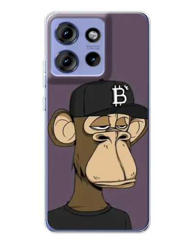 Чехол для Motorola Edge 50 с картинкой «Bored Ape в кепке» Чехол для Motorola Edge 50 с картинкой «Bored Ape в кепке»