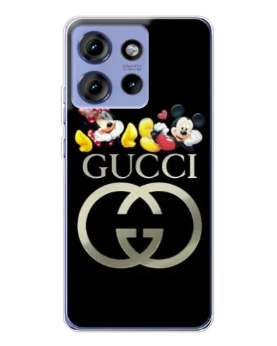 Чохол для Motorola Edge 50 з картинкою «Gucci — герої Disney»