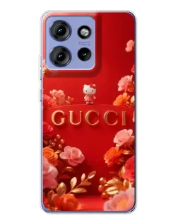 Чохол для Motorola Edge 50 з картинкою «Gucci — золотий сад»