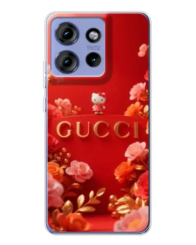 Чохол для Motorola Edge 50 з картинкою «Gucci — золотий сад»