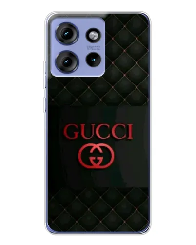 Чохол для Motorola Edge 50 з картинкою «Gucci — стьобаний чорний»