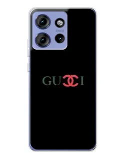 Чохол для Motorola Edge 50 з картинкою «Gucci — червоний градієнт»