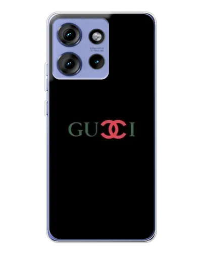 Чохол для Motorola Edge 50 з картинкою «Gucci — червоний градієнт»