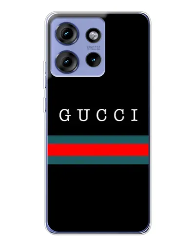 Чохол для Motorola Edge 50 з картинкою «Gucci — червоний пояс»