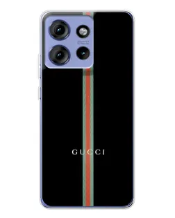 Чохол для Motorola Edge 50 з картинкою «Gucci — строга лінія»