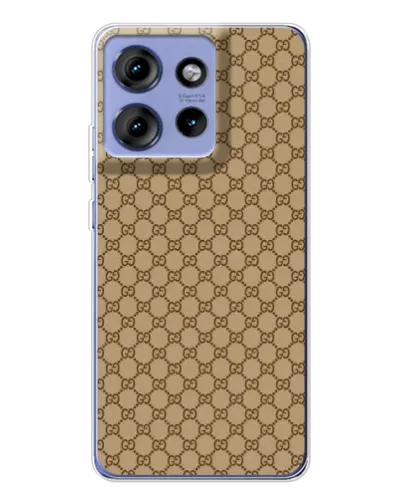 Чехол для Motorola Edge 50 с картинкой «Gucci — классический беж» Чехол для Motorola Edge 50 с картинкой «Gucci — классический беж»